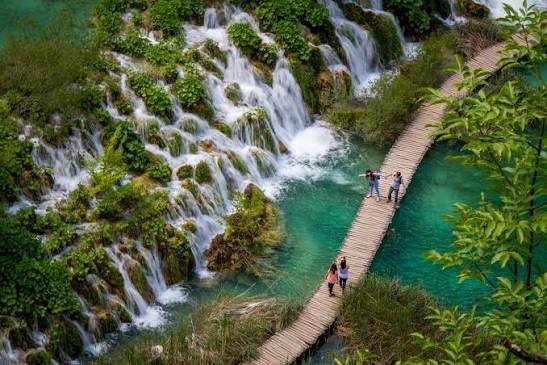 Plitvice Lakes Waterfalls National Park Croatia